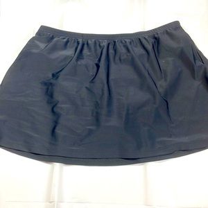 Skort Bathing suit bottoms -Black/size 8